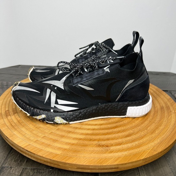 Adidas Consortium JUICE X NMD Black Silver Racer Primeknit Men’s US size 8 . - Picture 3 of 13
